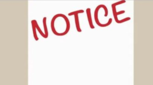 notice